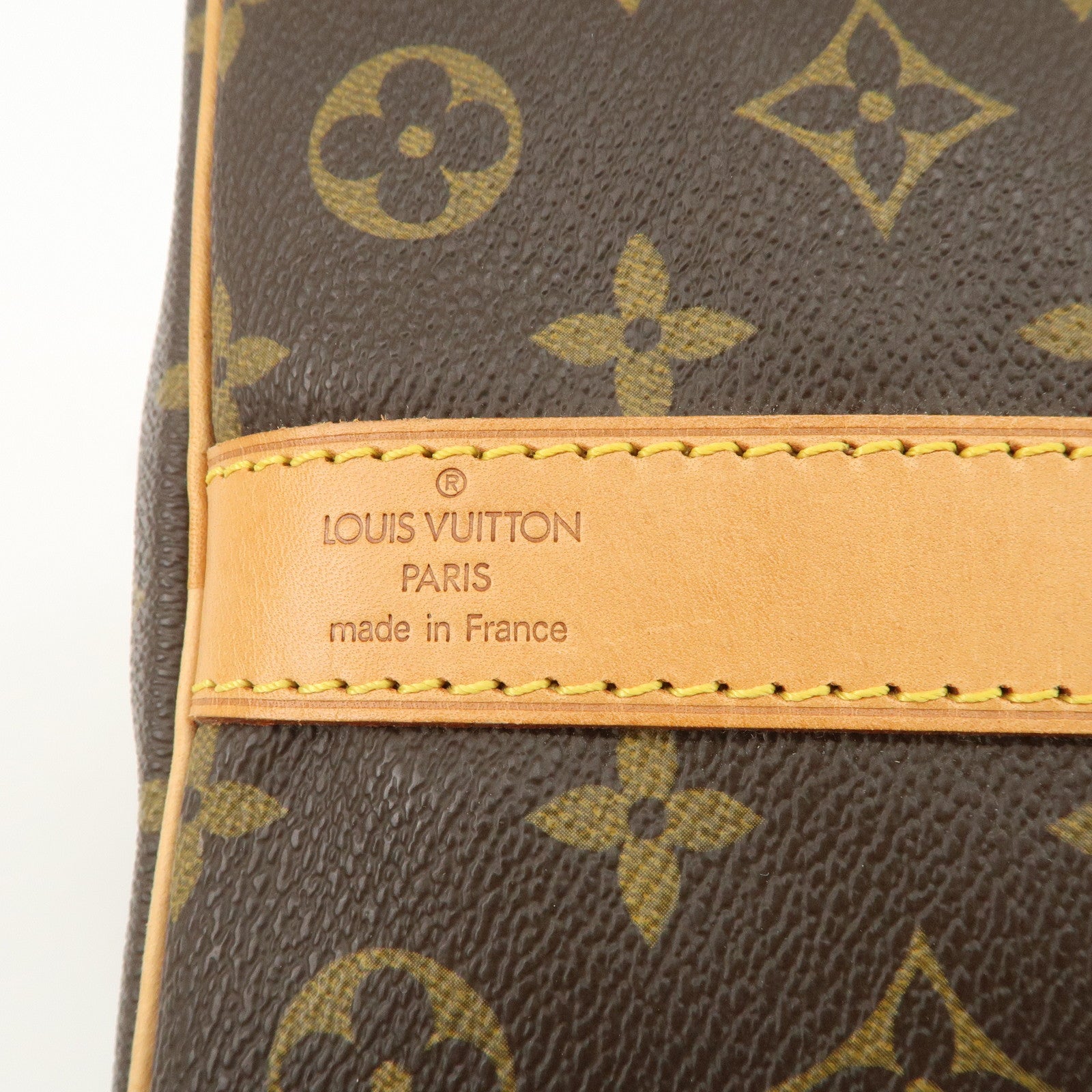 Louis Vuitton Monogram Keep All Bandouliere 50 Boston Bag Brown M41416 Used