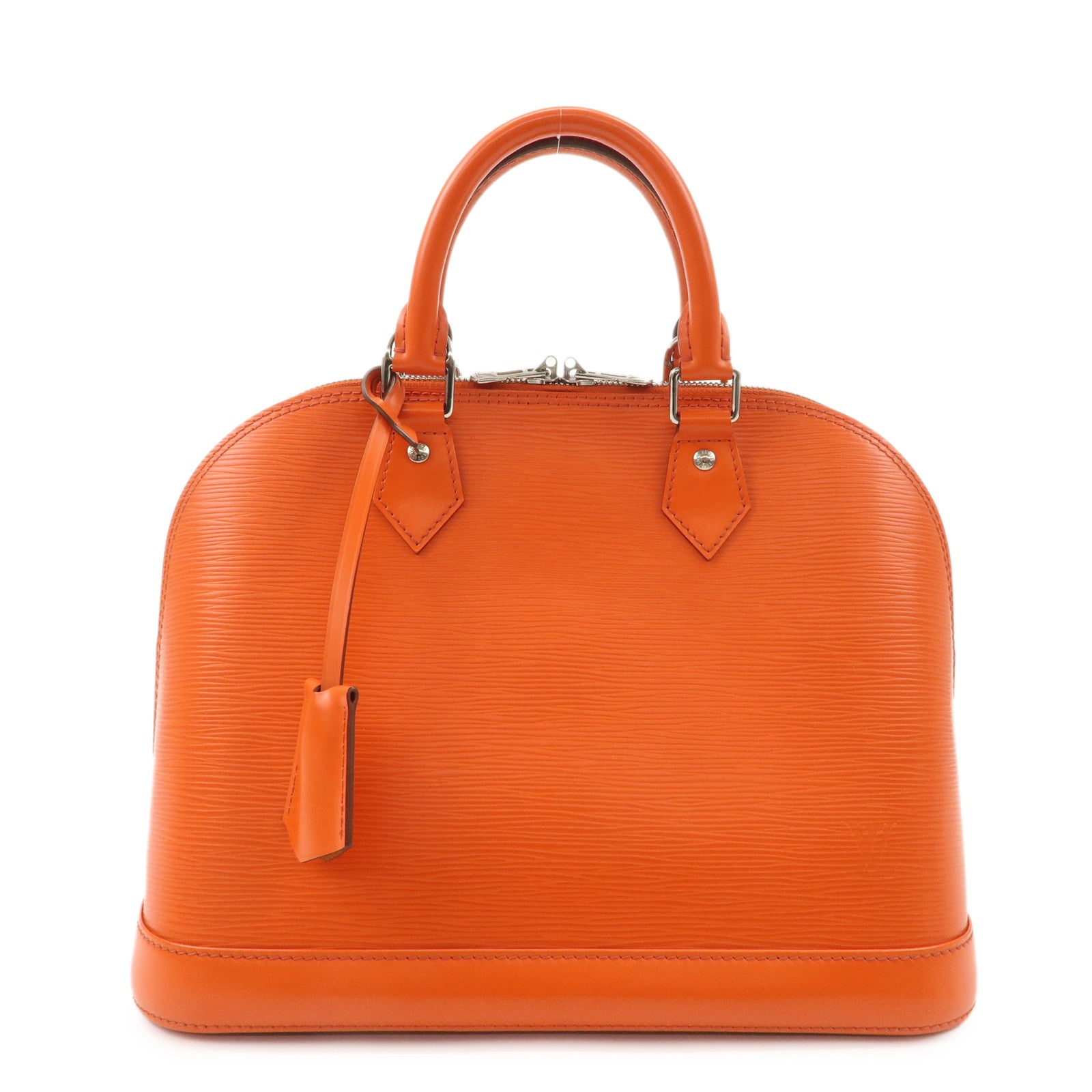 Louis Vuitton Epi Alma PM Hand Bag Pimont Orange M40623 Used