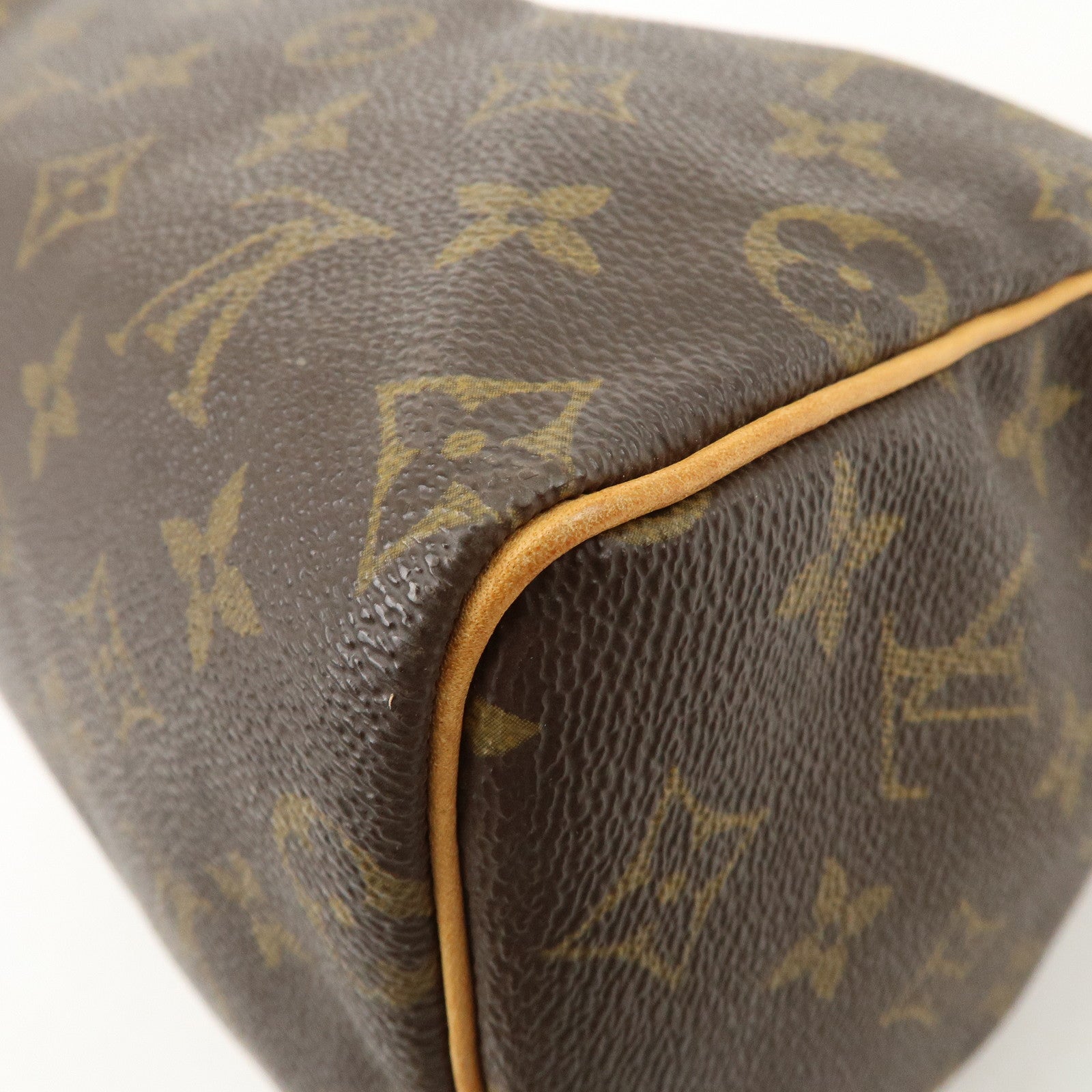 Louis Vuitton Monogram Speedy 25 Hand Bag Boston Bag Brown M41528 Used