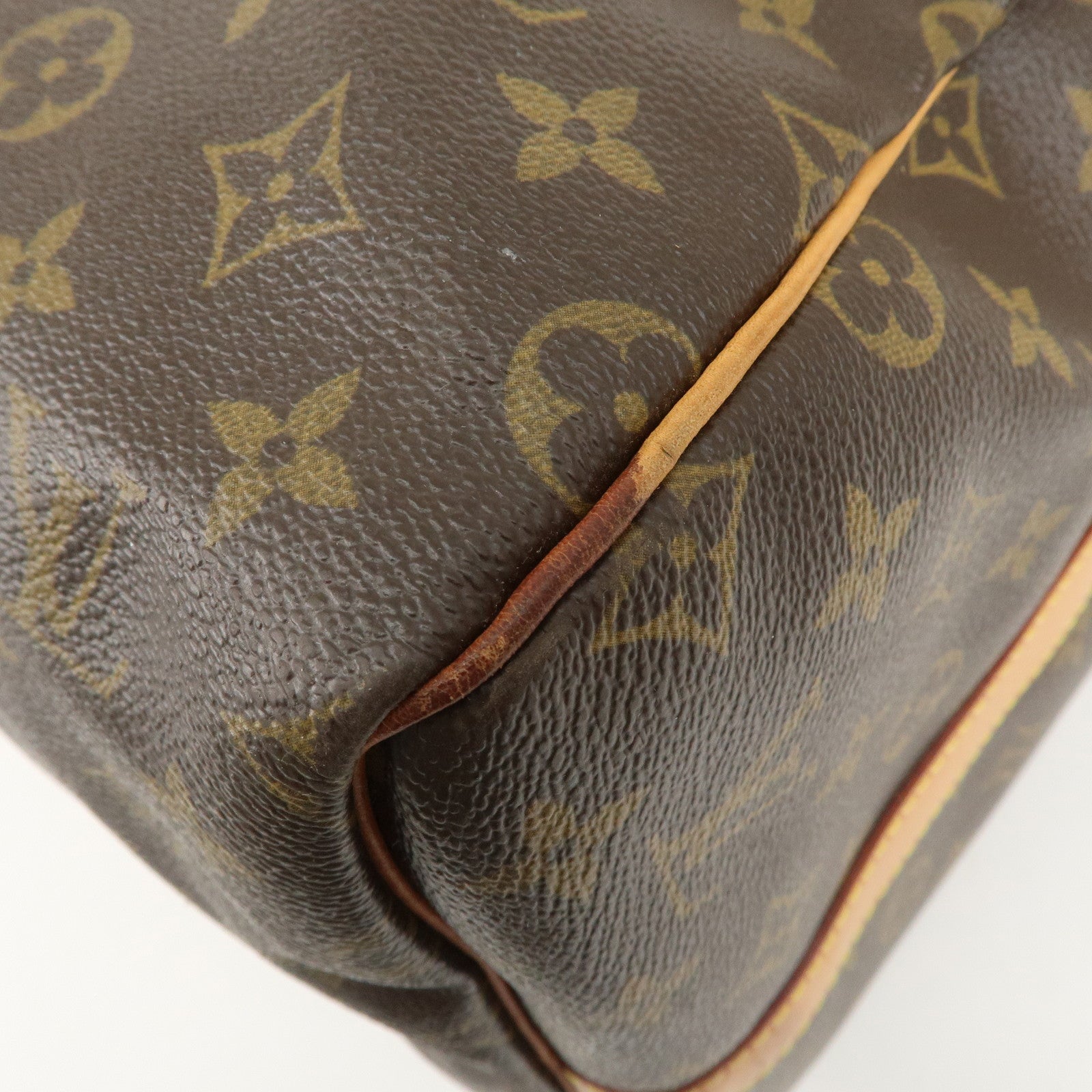 Louis Vuitton Monogram Keep All Bandouliere 55 Bag Brown M41414 Used