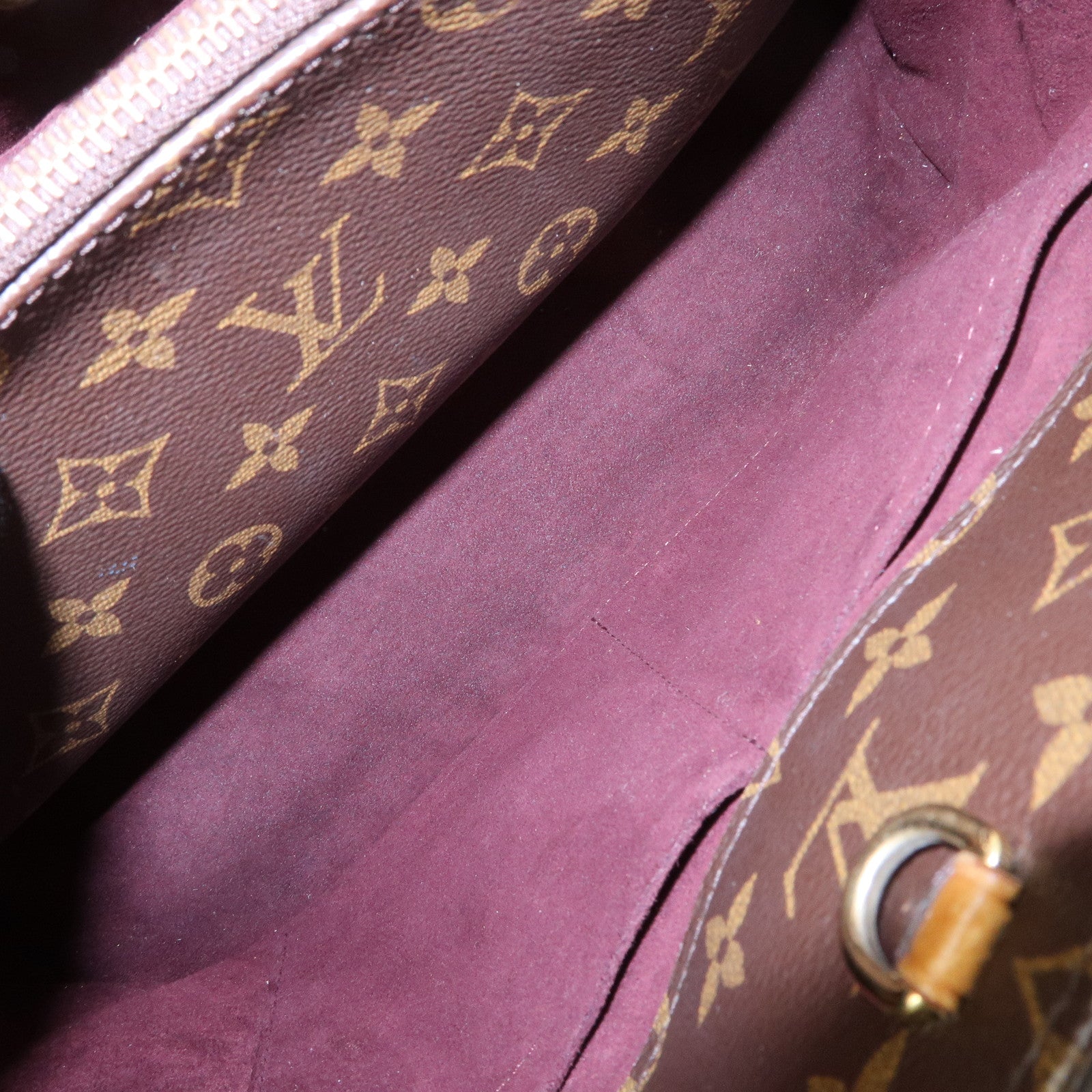 Louis Vuitton Monogram Montaigne MM 2Way Bag Hand Bag M41056 Used