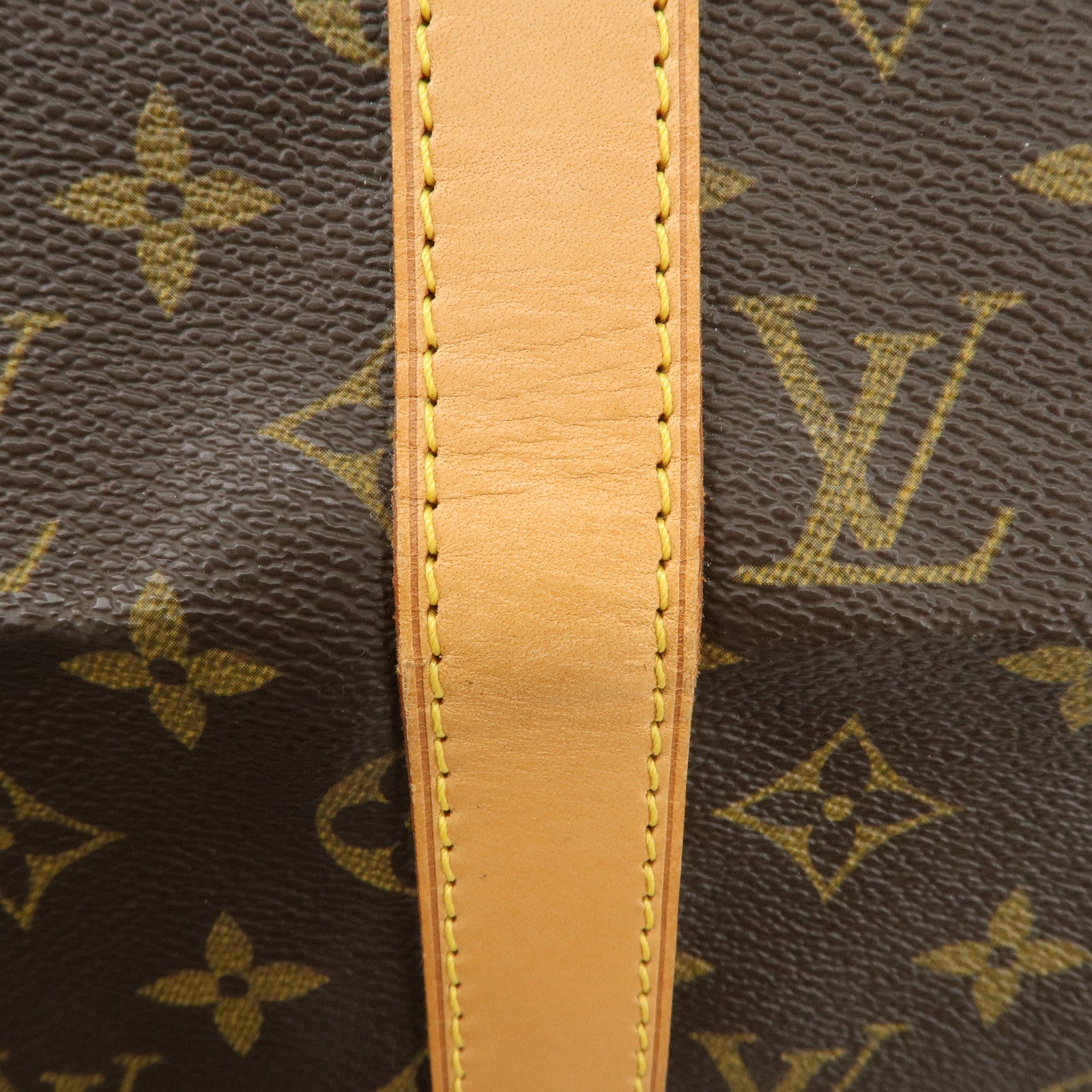 Louis Vuitton Monogram Keep All Bandouliere 50 Boston Bag Brown M41416 Used