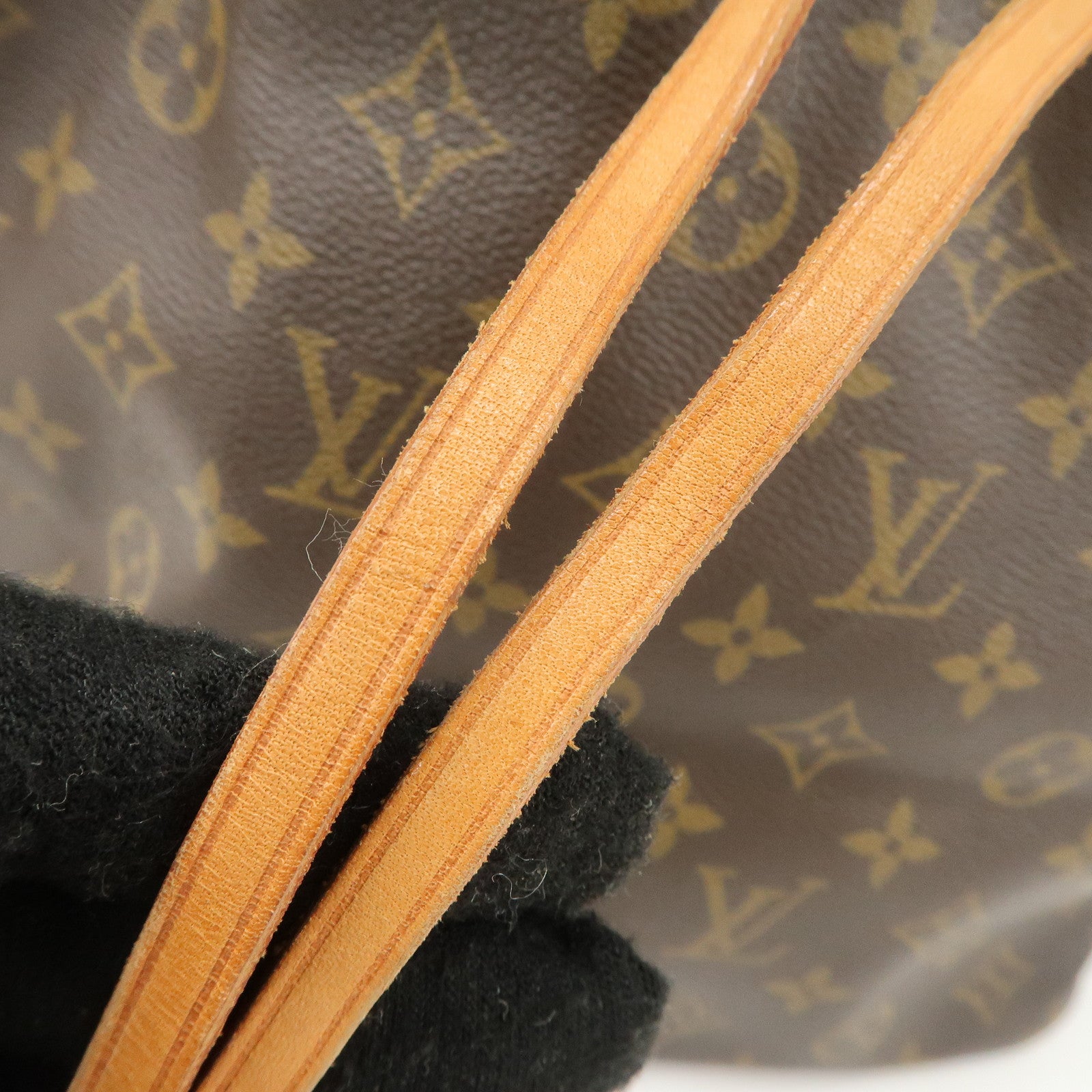 Louis Vuitton Monogram Petit Noe Shoulder Bag Brown M42226 Used