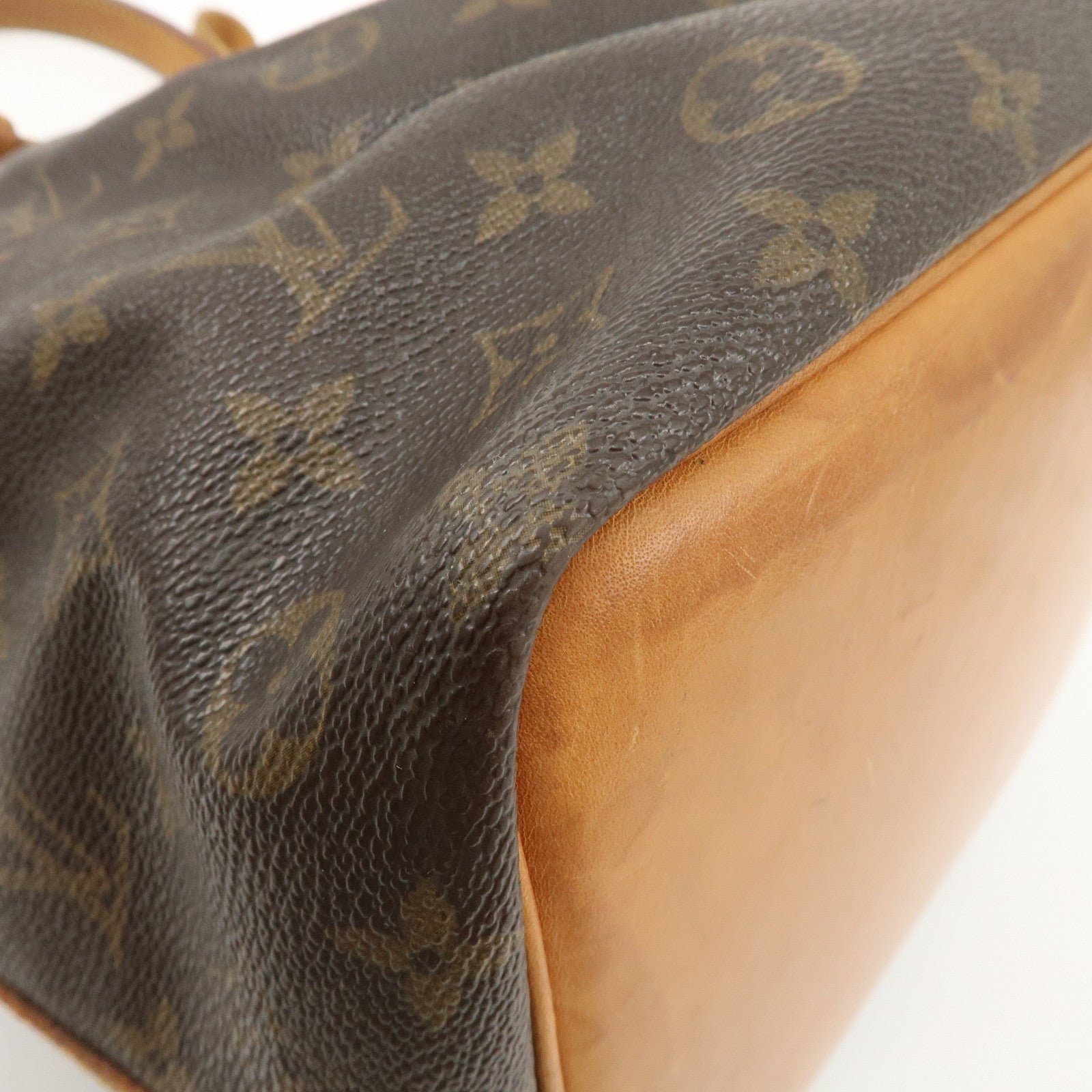 Louis Vuitton Monogram Petit Noe Shoulder Bag Brown M42226 Used