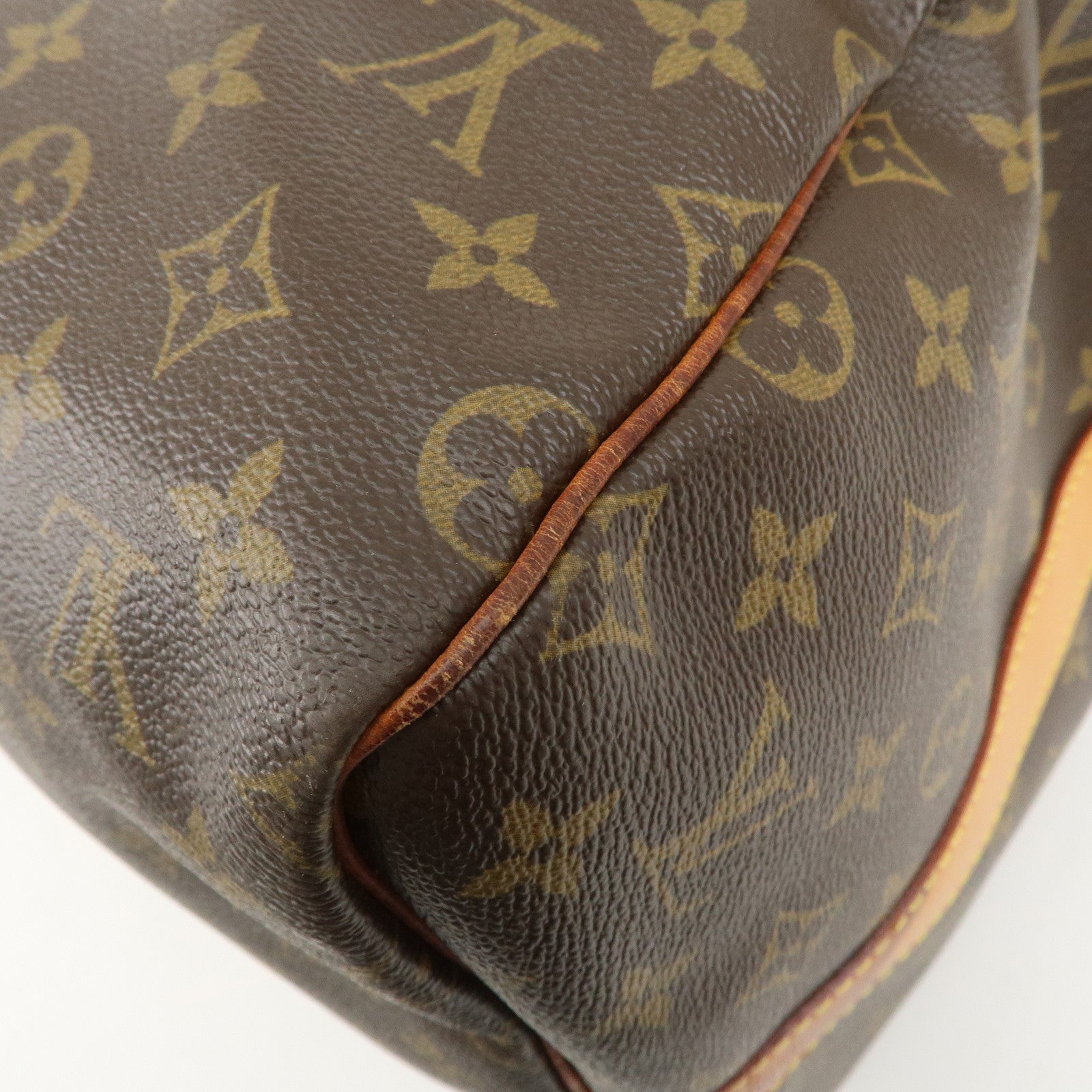 Louis Vuitton Monogram Keep All Bandouliere 55 Bag Brown M41414 Used