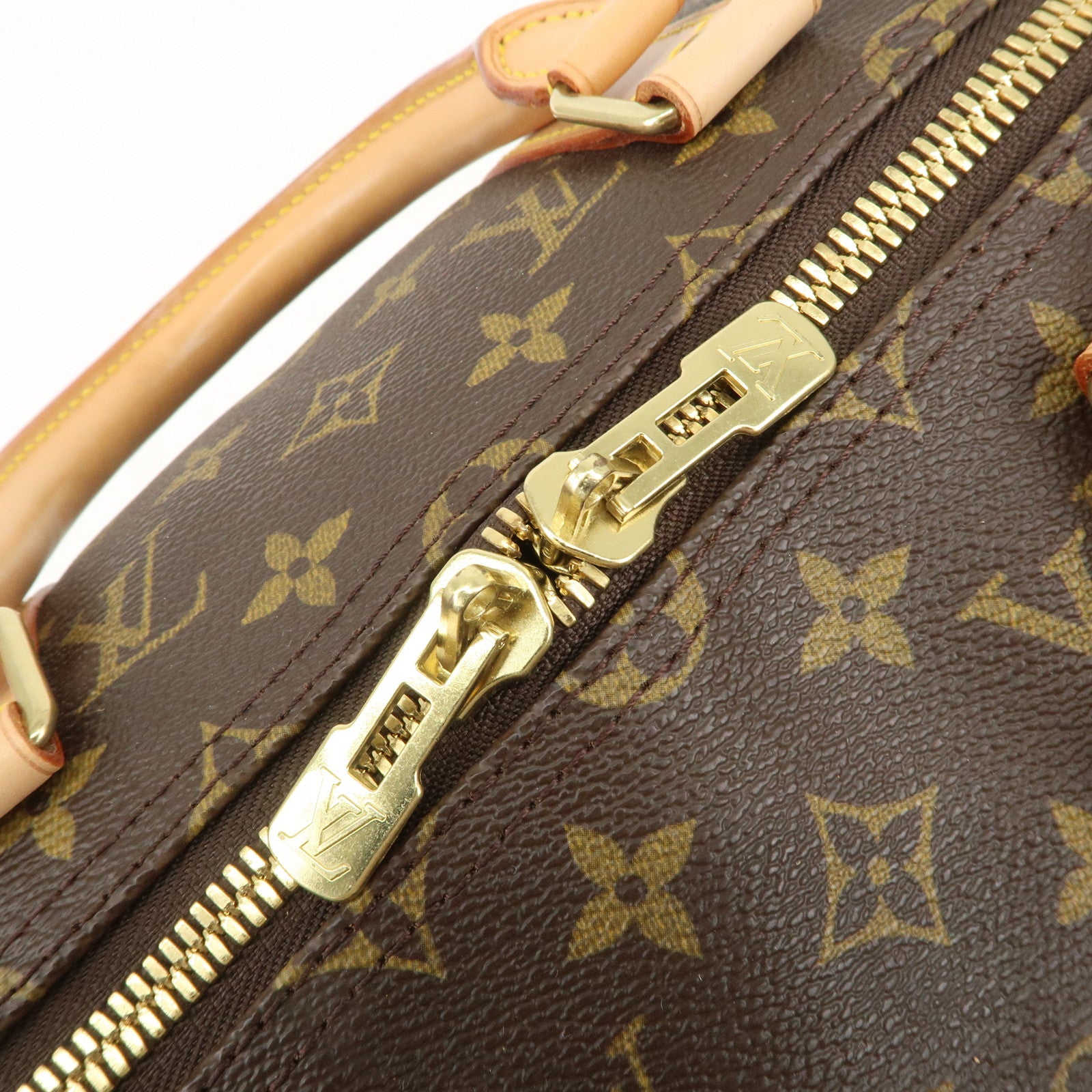 Louis Vuitton Monogram Keep All Bandouliere 50 Boston Bag Brown M41416 Used