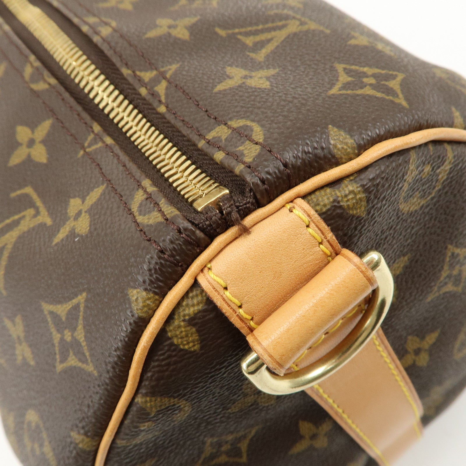 Louis Vuitton Monogram Keep All Bandouliere 50 Boston Bag Brown M41416 Used