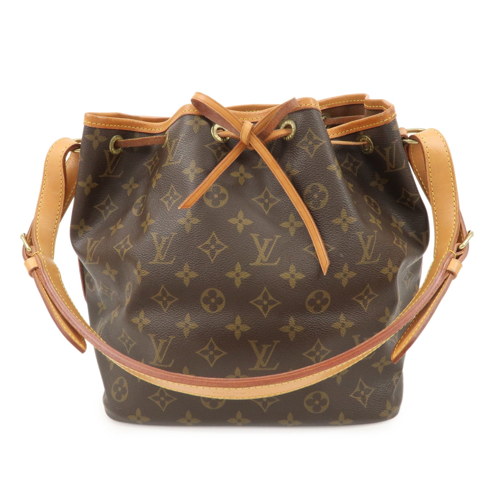 Louis Vuitton Monogram Petit Noe Shoulder Bag Brown M42226 Used