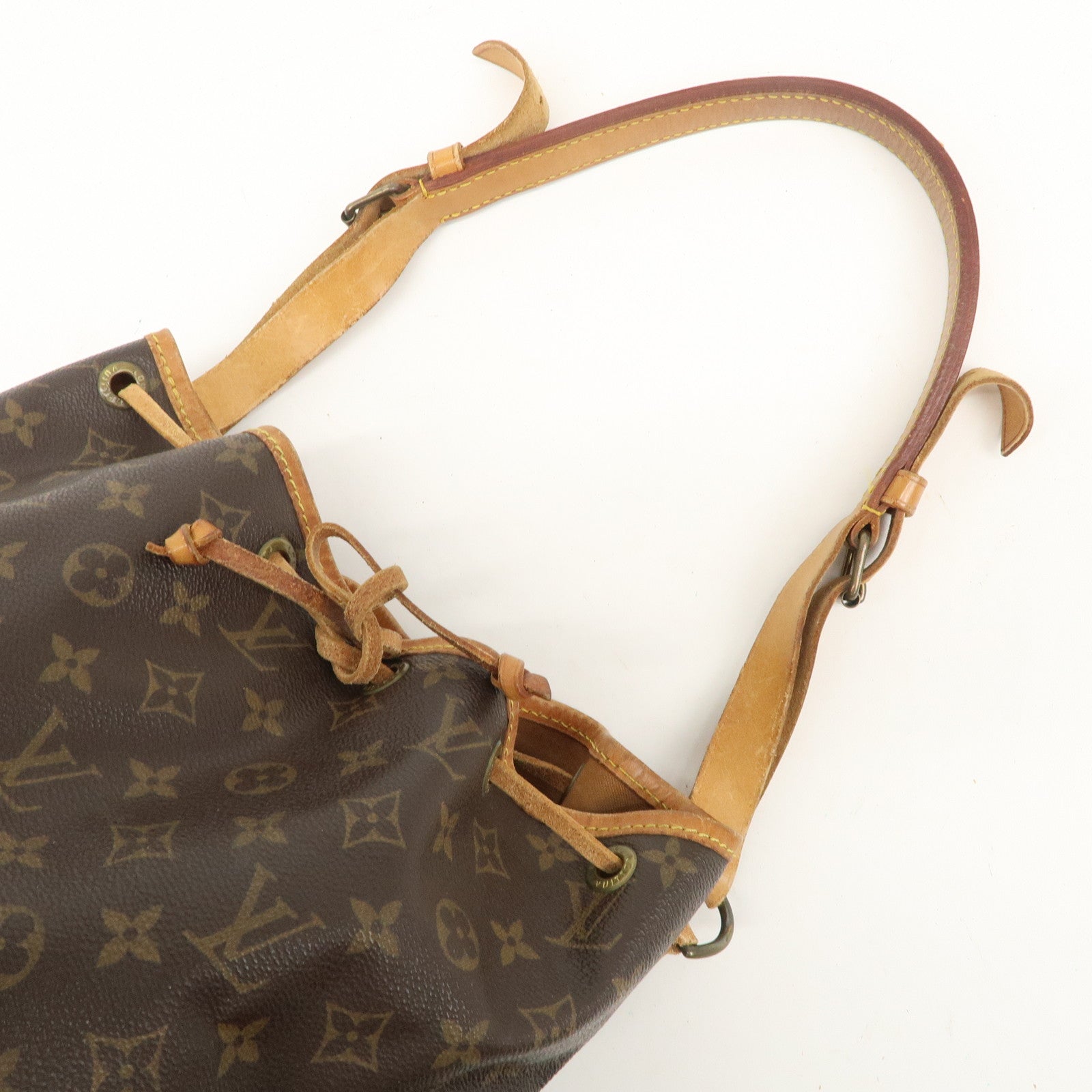 Louis Vuitton Monogram Petit Noe Shoulder Bag Brown M42226 Used