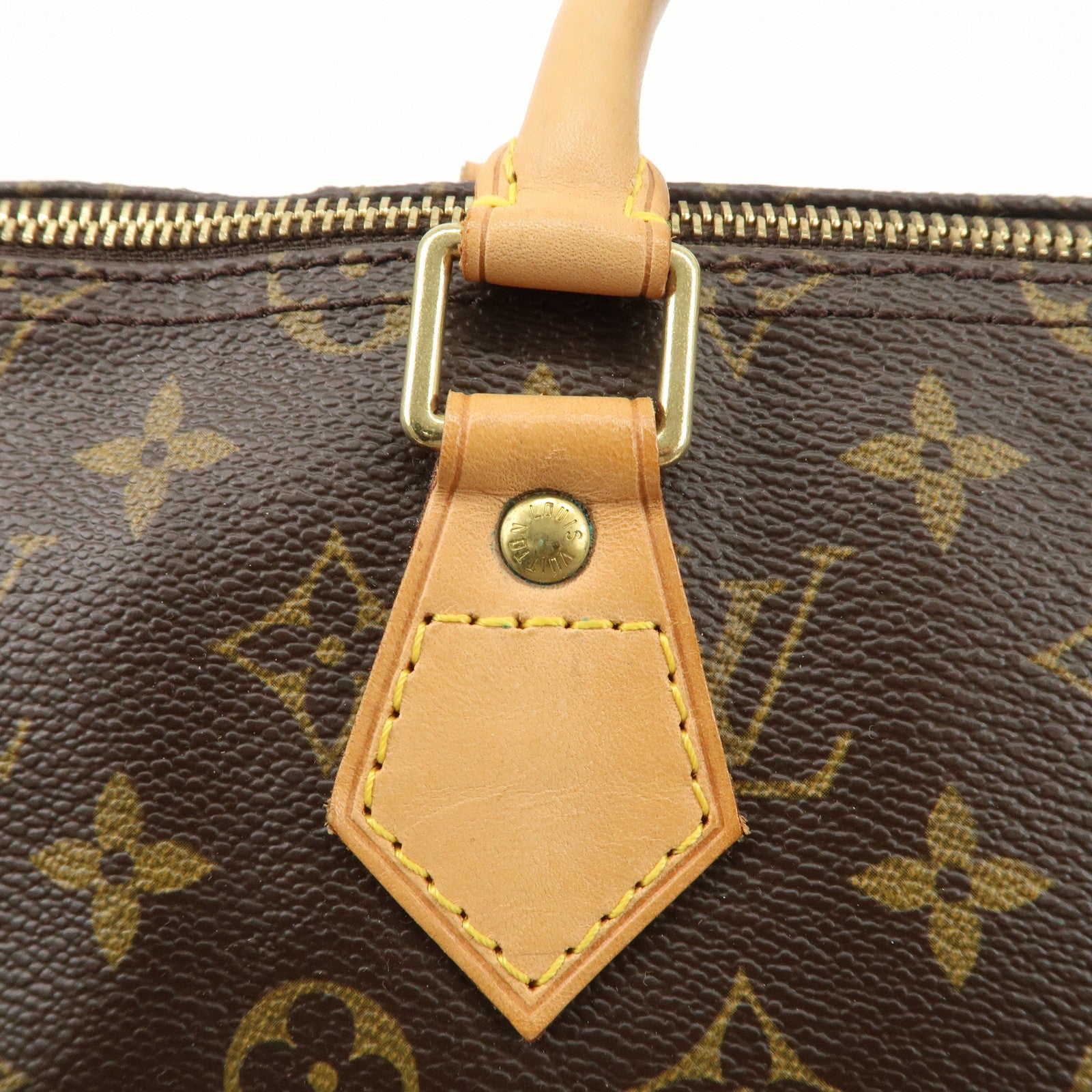 Louis Vuitton Monogram Speedy 35 Hand Bag Boston Bag M41524 Used