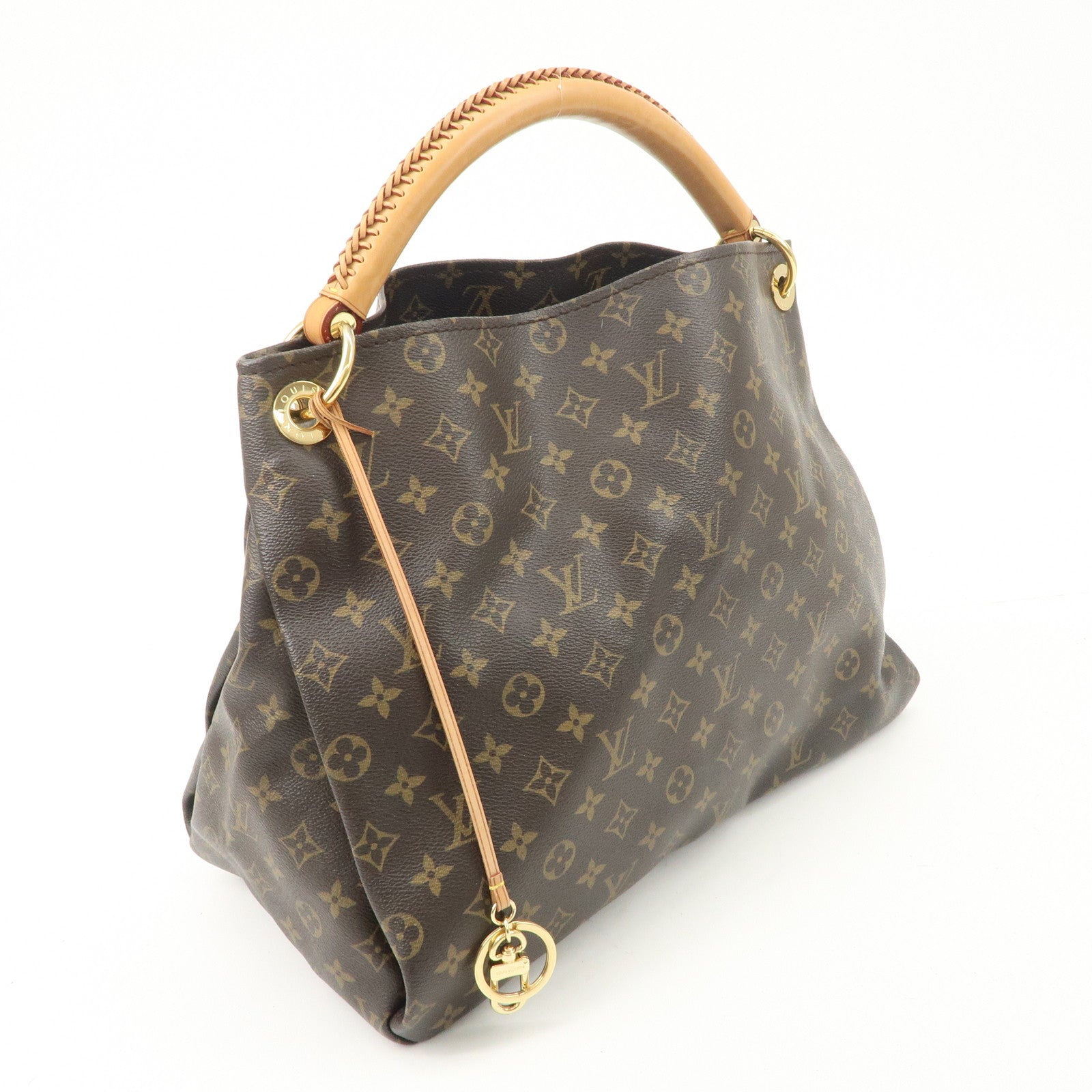 Louis Vuitton Monogram Artsy MM Shoulder Bag M40249 Brown Used