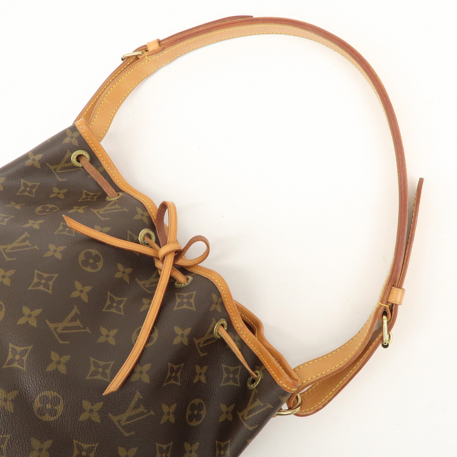 Louis Vuitton Monogram Petit Noe Shoulder Bag Brown M42226 Used