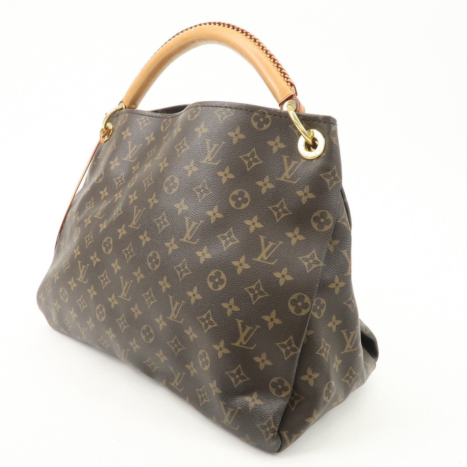 Louis Vuitton Monogram Artsy MM Shoulder Bag M40249 Brown Used