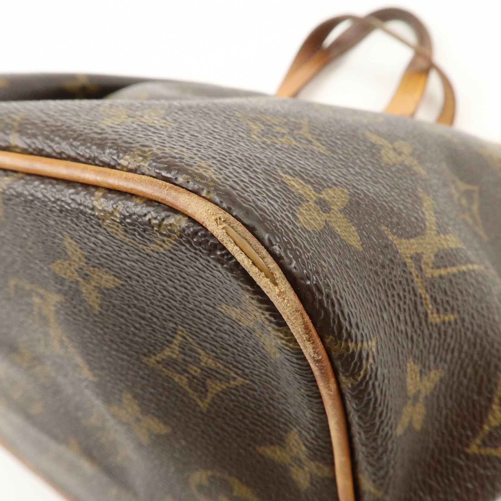 Louis Vuitton Monogram Palermo PM 2Way Hand Bag Brown M40145 Used