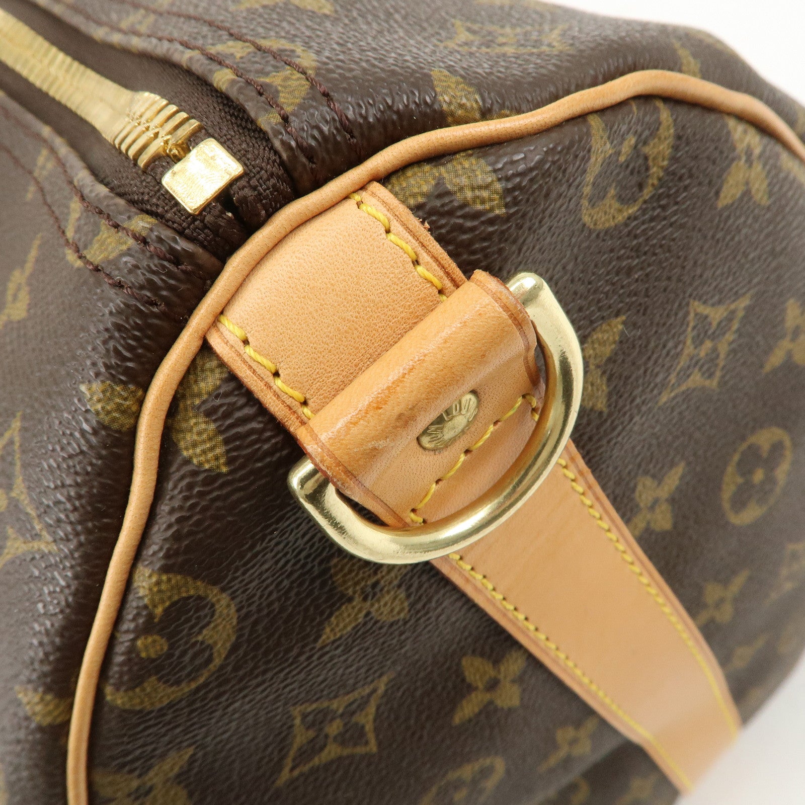 Louis Vuitton Monogram Keep All Bandouliere 50 Boston Bag Brown M41416 Used