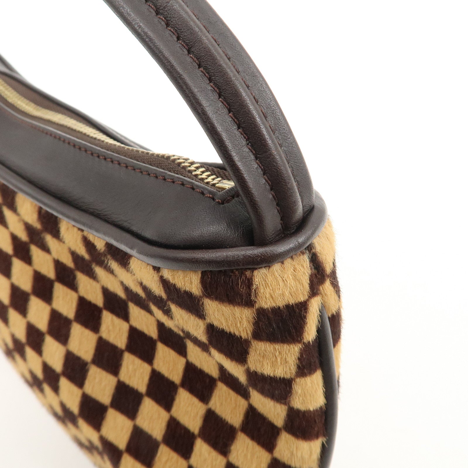 Louis Vuitton Damier Sauvage Tiger Hand Bag Brown M92132 Used