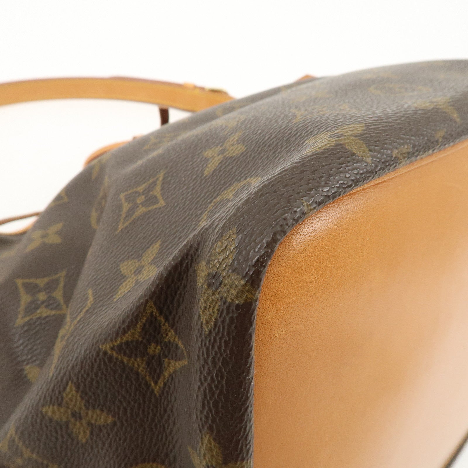 Louis Vuitton Monogram Petit Noe Shoulder Bag Brown M42226 Used