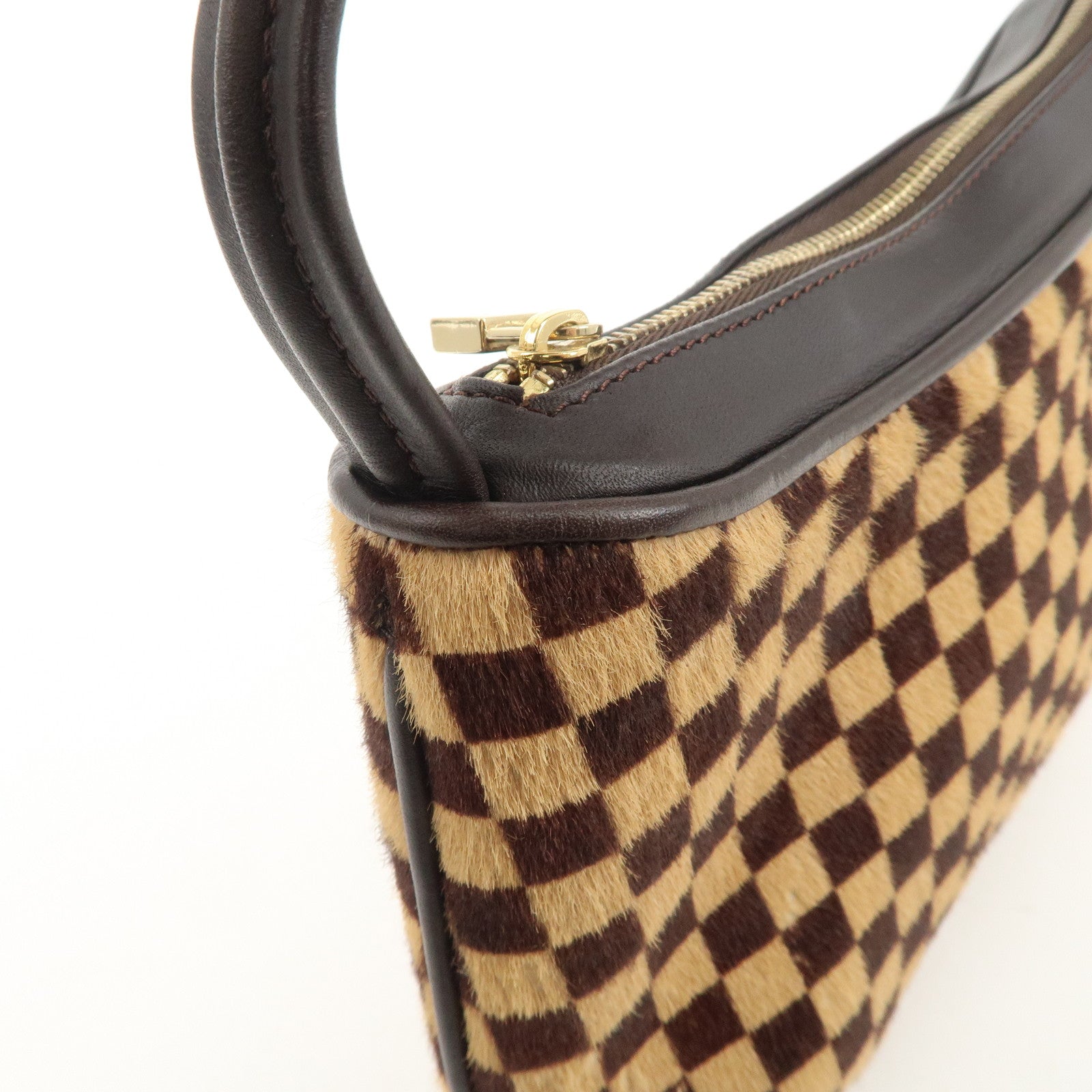 Louis Vuitton Damier Sauvage Tiger Hand Bag Brown M92132 Used