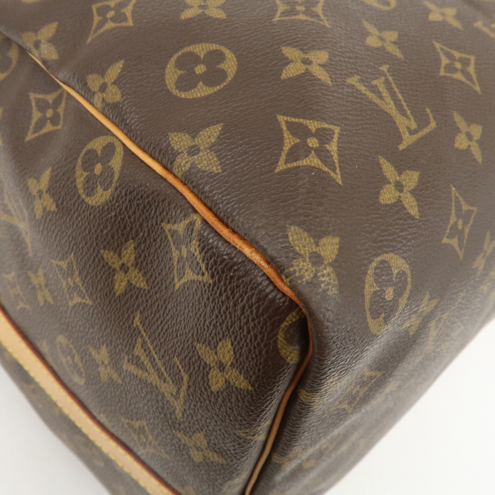 Louis Vuitton Monogram Keep All Bandouliere 60 Bag Brown M41412 Used