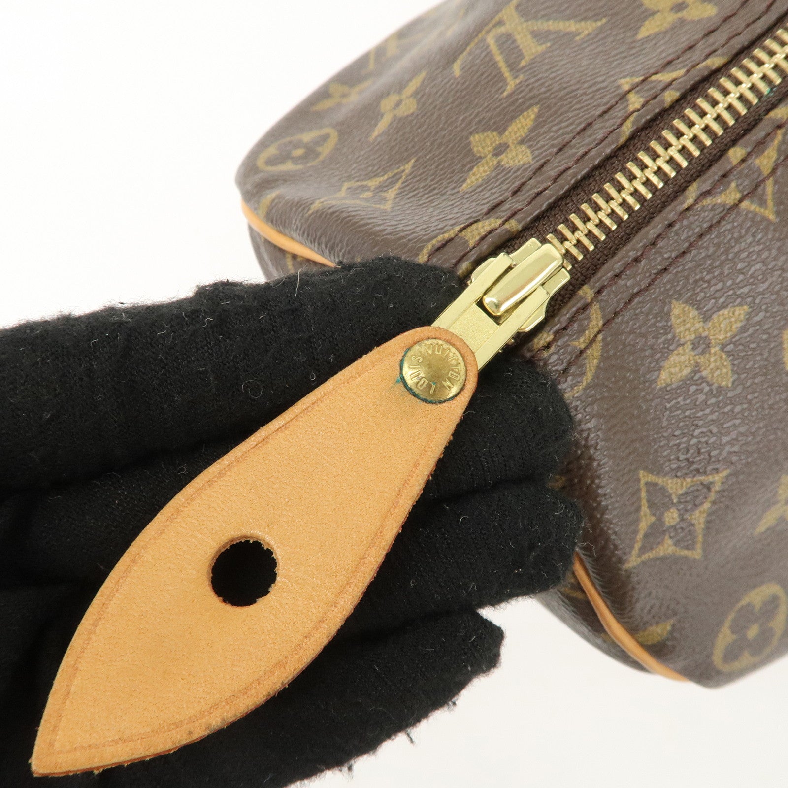 Louis Vuitton Monogram Speedy 35 Hand Bag Boston Bag M41524 Used