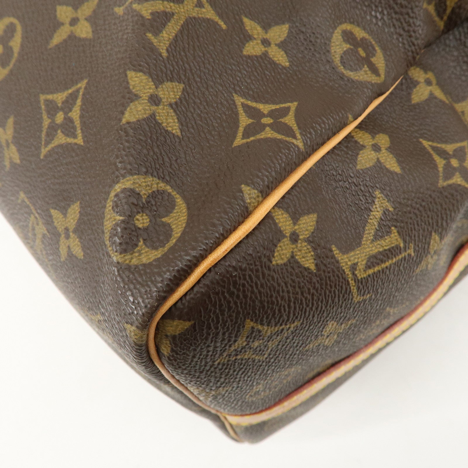 Louis Vuitton Monogram Keep All Bandouliere 50 Boston Bag Brown M41416 Used