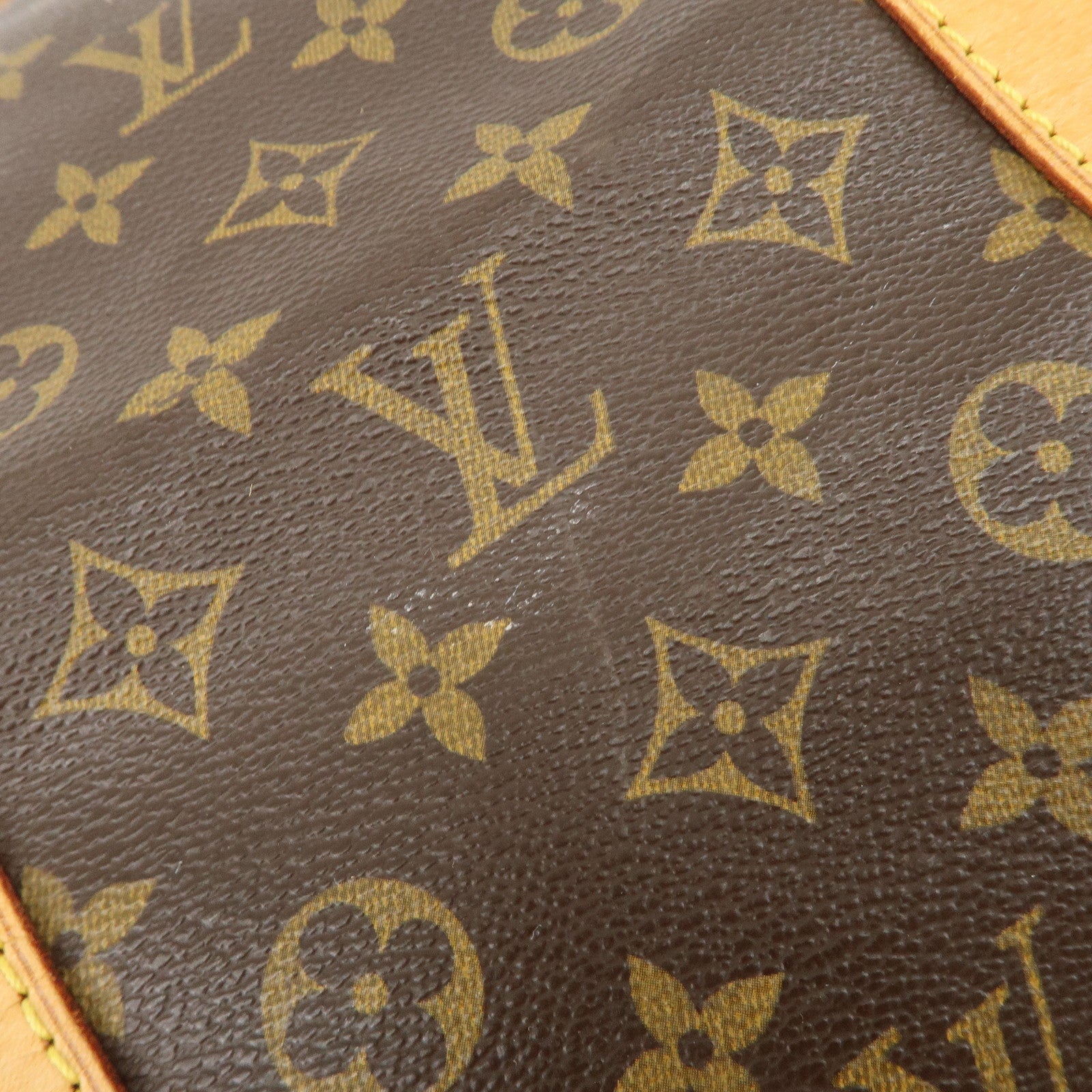 Louis Vuitton Monogram Keep All Bandouliere 60 Bag Brown M41412 Used