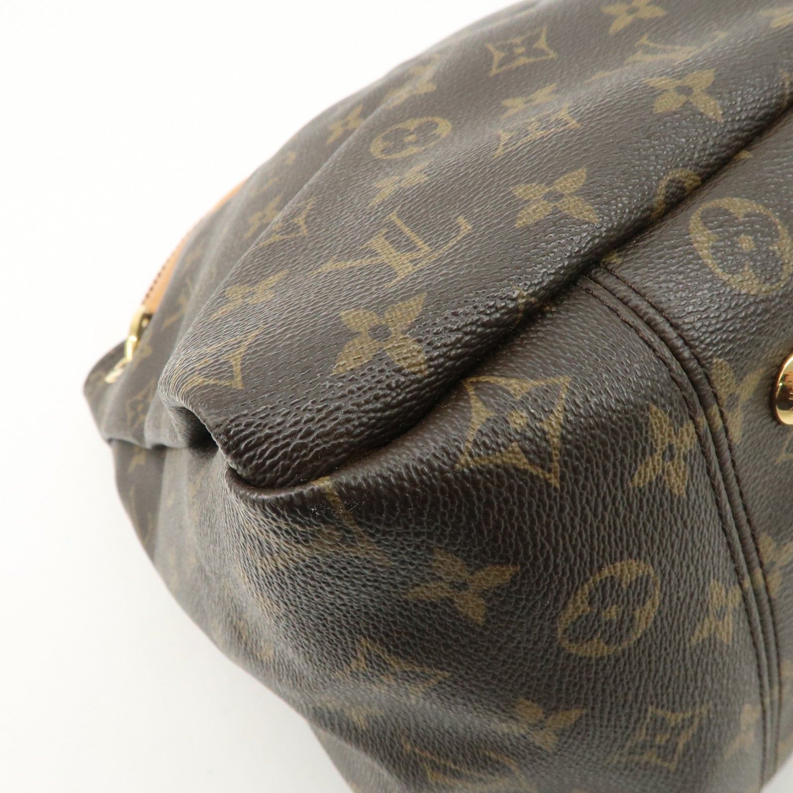 Louis Vuitton Monogram Artsy MM Shoulder Bag M40249 Brown Used