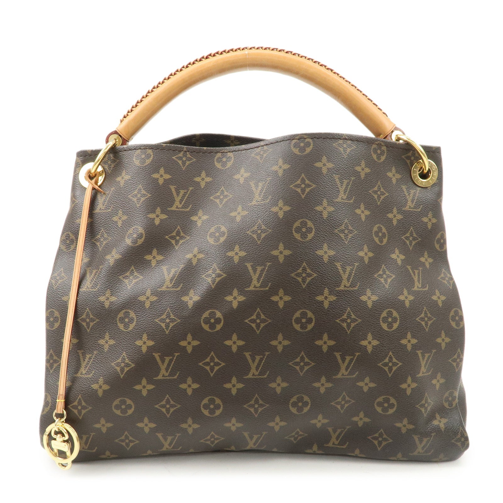 Louis Vuitton Monogram Artsy MM Shoulder Bag M40249 Brown Used