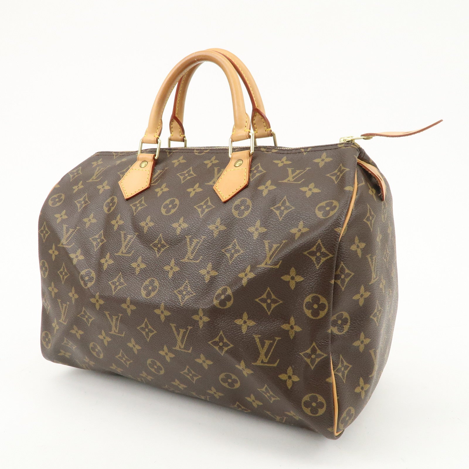 Louis Vuitton Monogram Speedy 35 Hand Bag Boston Bag M41524 Used