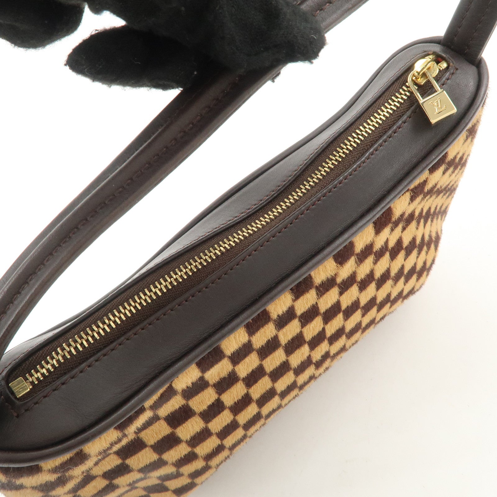 Louis Vuitton Damier Sauvage Tiger Hand Bag Brown M92132 Used