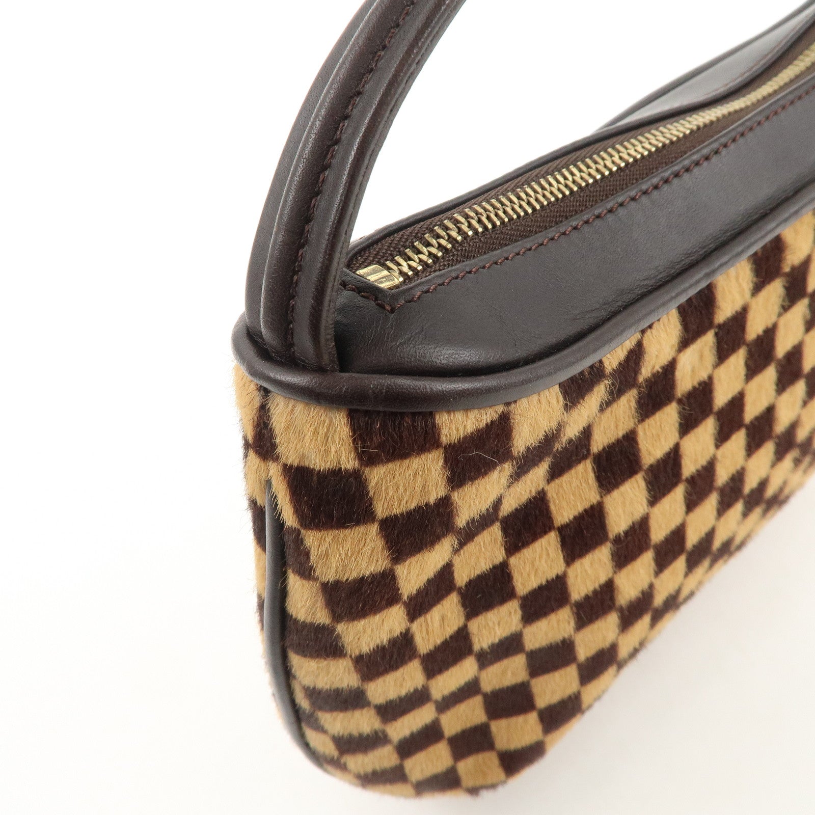 Louis Vuitton Damier Sauvage Tiger Hand Bag Brown M92132 Used