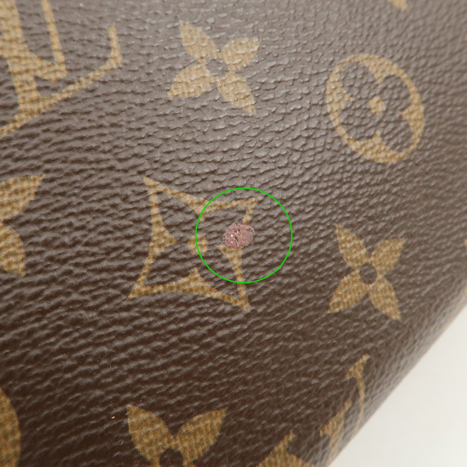 Louis Vuitton Monogram Pallas Beauty Case Brown Red M64123 Used