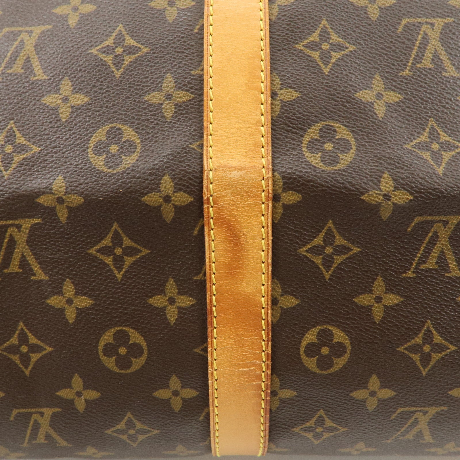 Louis Vuitton Monogram Keep All Bandouliere 60 Bag Brown M41412 Used