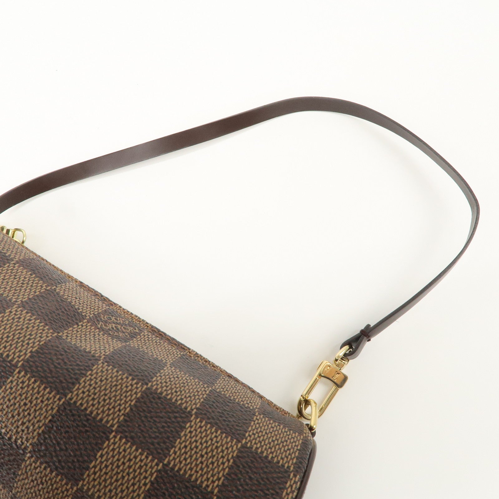 Louis Vuitton Damier Mini Pouch for Papillon Bag Damier Ebene Used