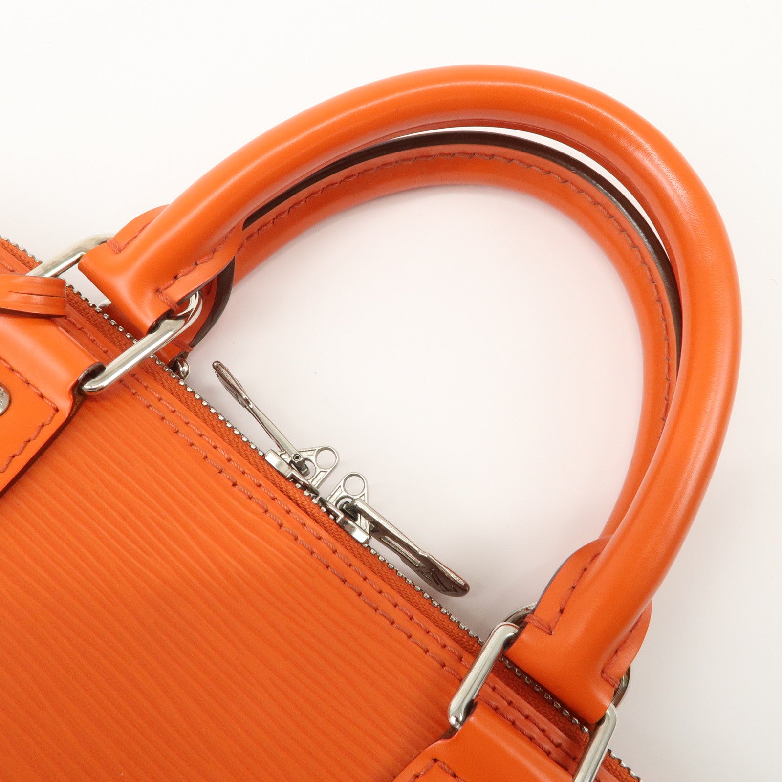 Louis Vuitton Epi Alma PM Hand Bag Pimont Orange M40623 Used