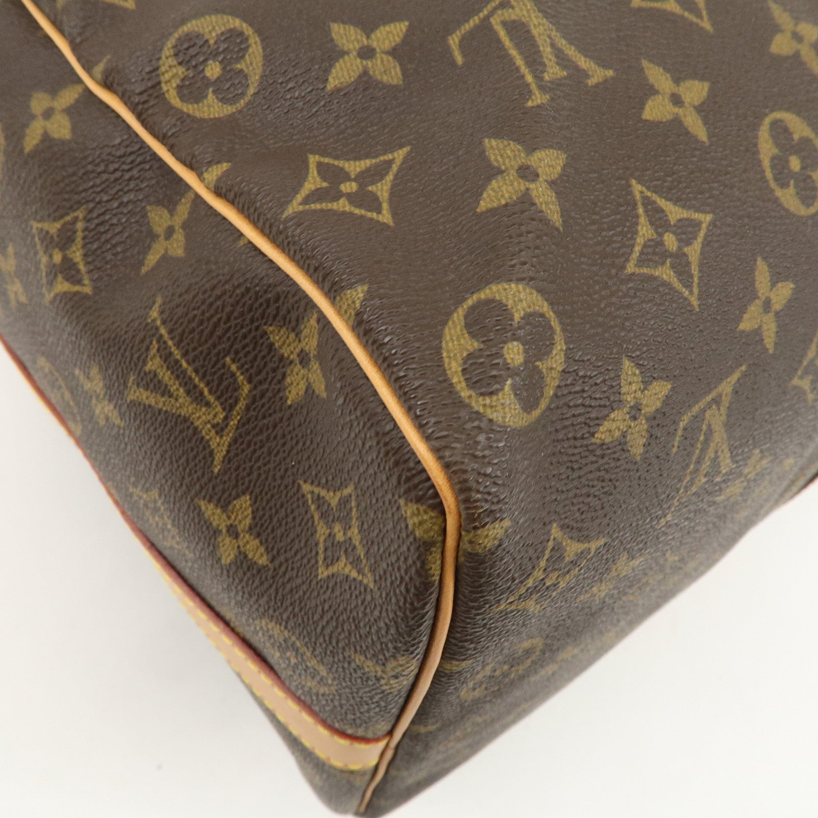 Louis Vuitton Monogram Keep All Bandouliere 50 Boston Bag Brown M41416 Used