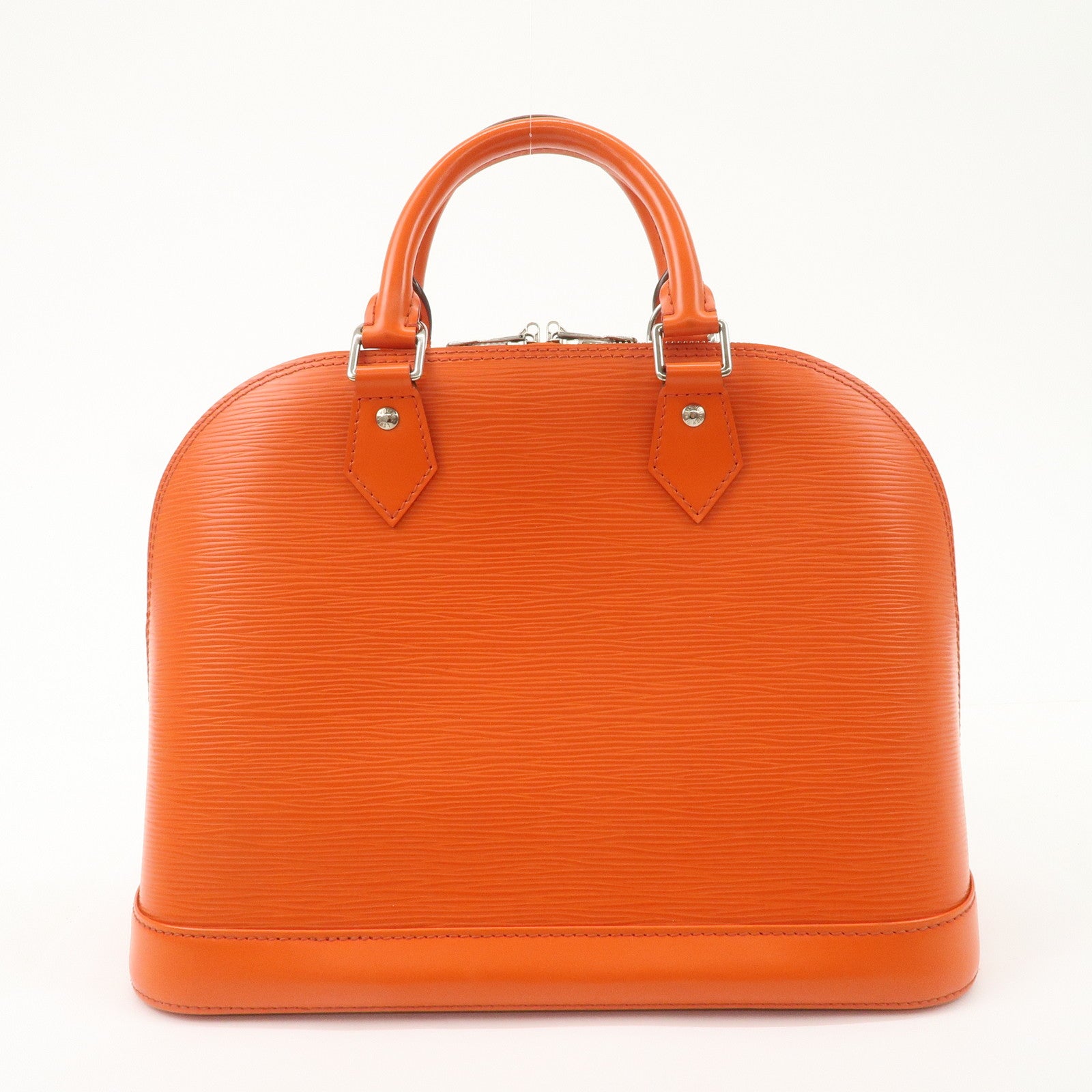 Louis Vuitton Epi Alma PM Hand Bag Pimont Orange M40623 Used