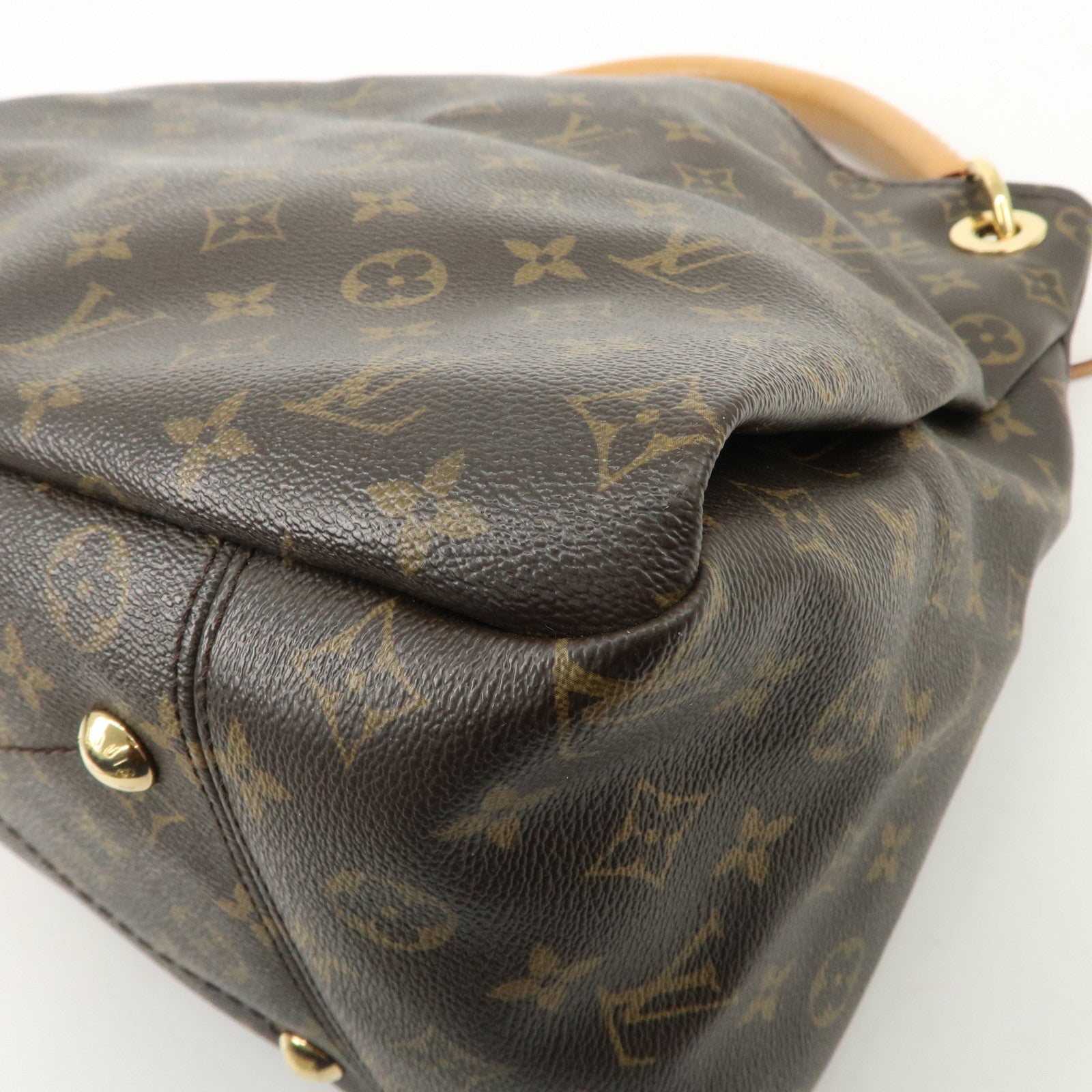 Louis Vuitton Monogram Artsy MM Shoulder Bag M40249 Brown Used