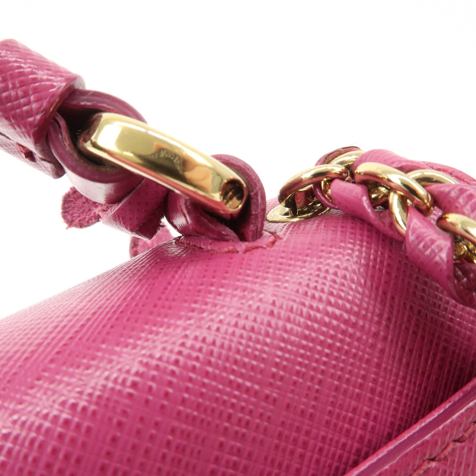 Ferragamo Vara Ribbon Leather 2Way Hand Bag Pink