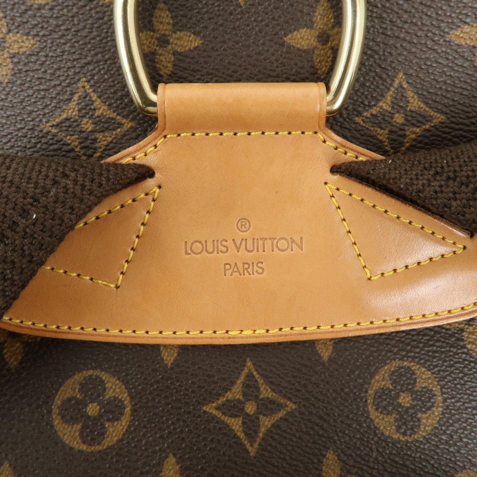 Louis Vuitton Monogram Montsouris GM Back Pack Brown M51135 Used