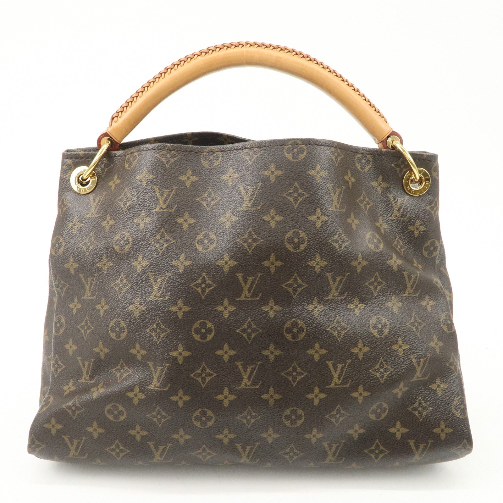 Louis Vuitton Monogram Artsy MM Shoulder Bag M40249 Brown Used