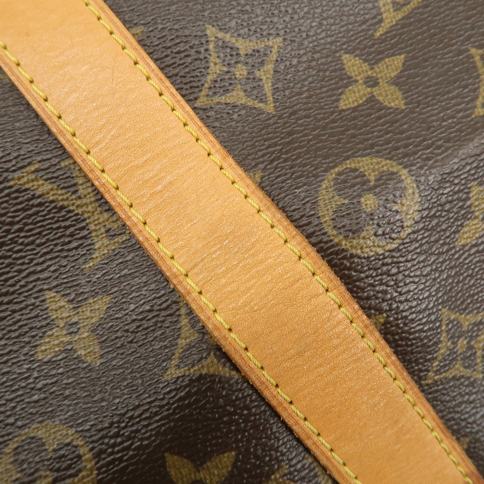 Louis Vuitton Monogram Keep All Bandouliere 55 Bag Brown M41414 Used