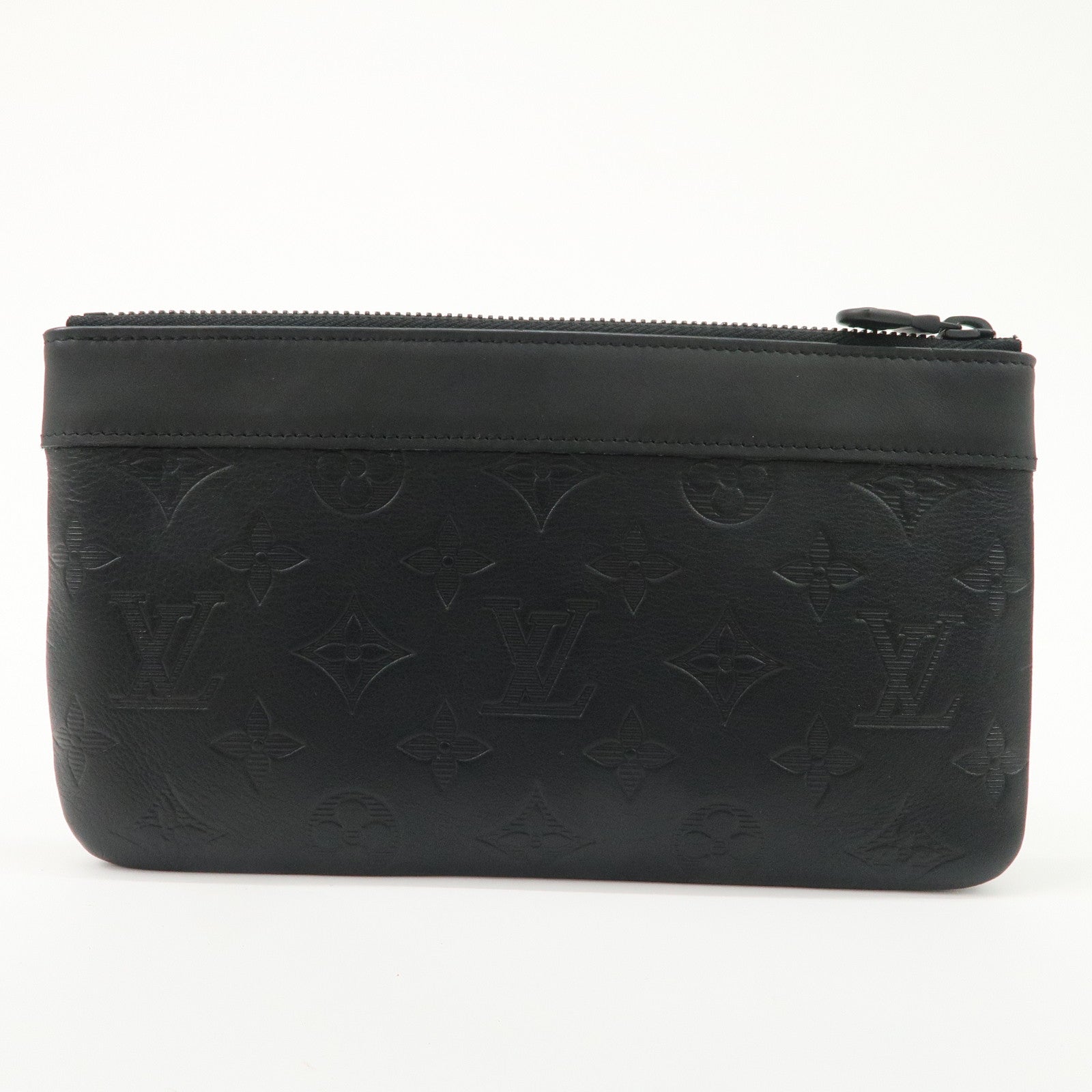 Louis Vuitton Monogram Shadow Pochette Discovery PM Black M44335 Used