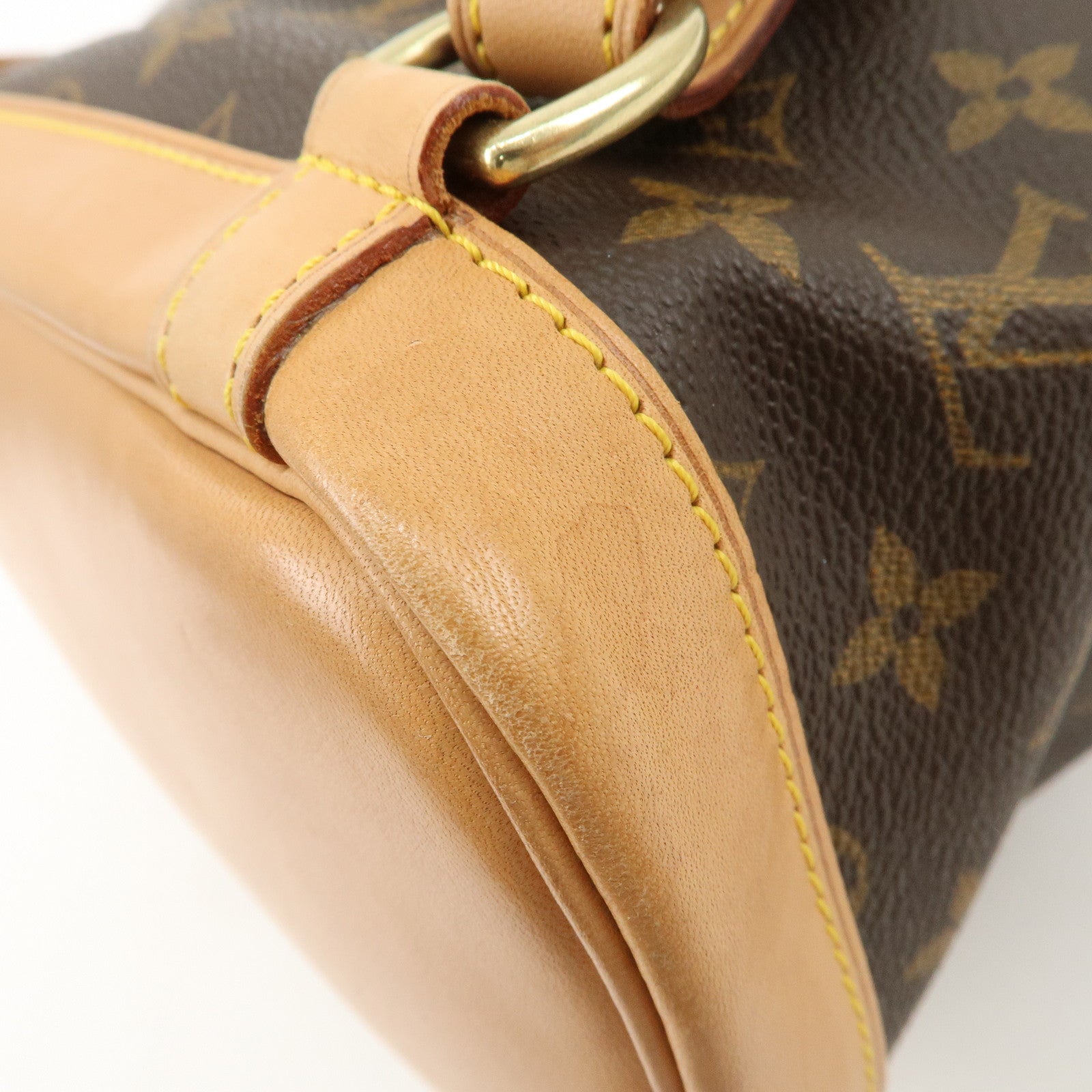 Louis Vuitton Monogram Montsouris GM Back Pack Brown M51135 Used