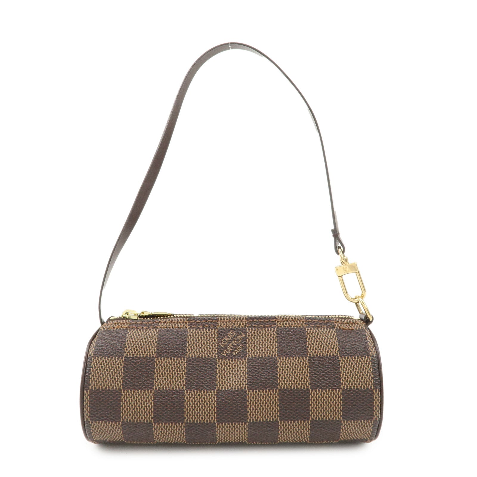 Louis Vuitton Damier Mini Pouch for Papillon Bag Damier Ebene Used