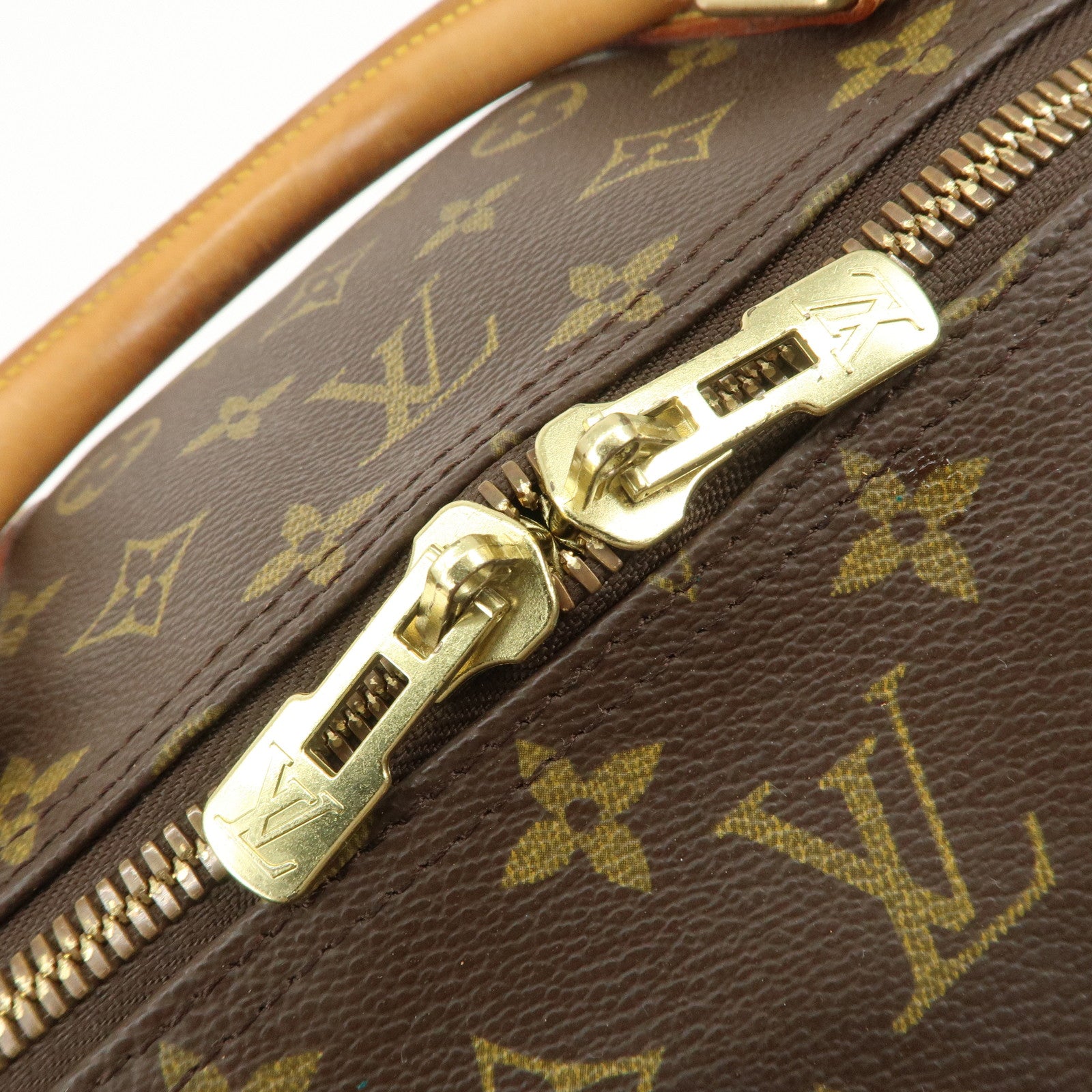 Louis Vuitton Monogram Keep All Bandouliere 60 Bag Brown M41412 Used