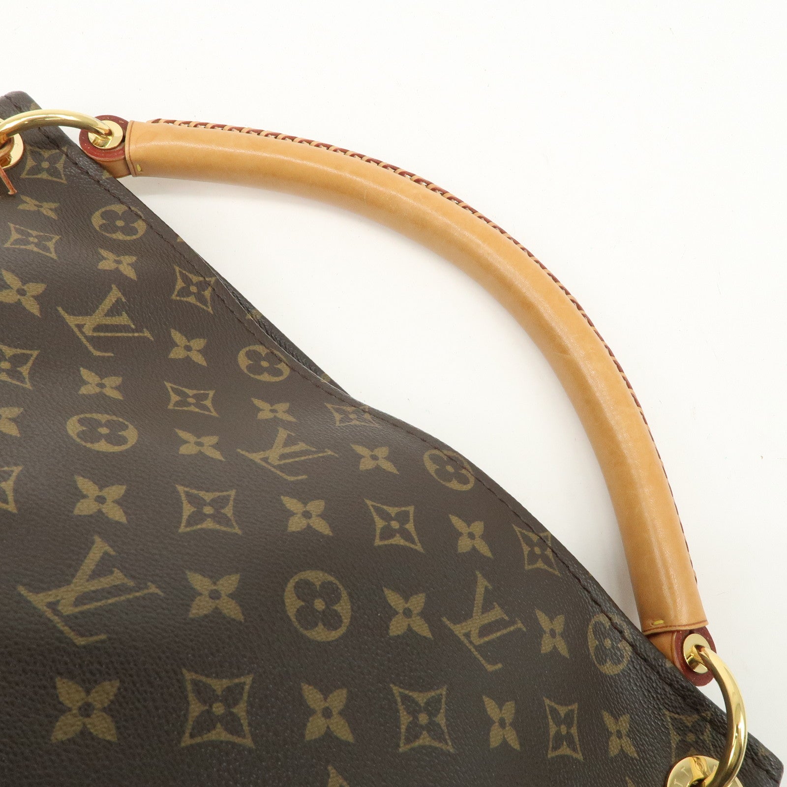 Louis Vuitton Monogram Artsy MM Shoulder Bag M40249 Brown Used