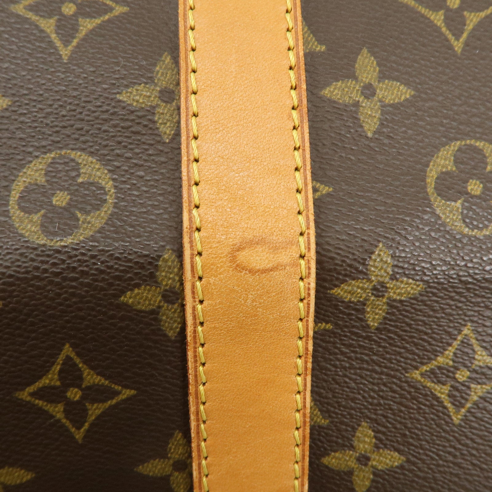 Louis Vuitton Monogram Keep All Bandouliere 60 Bag Brown M41412 Used