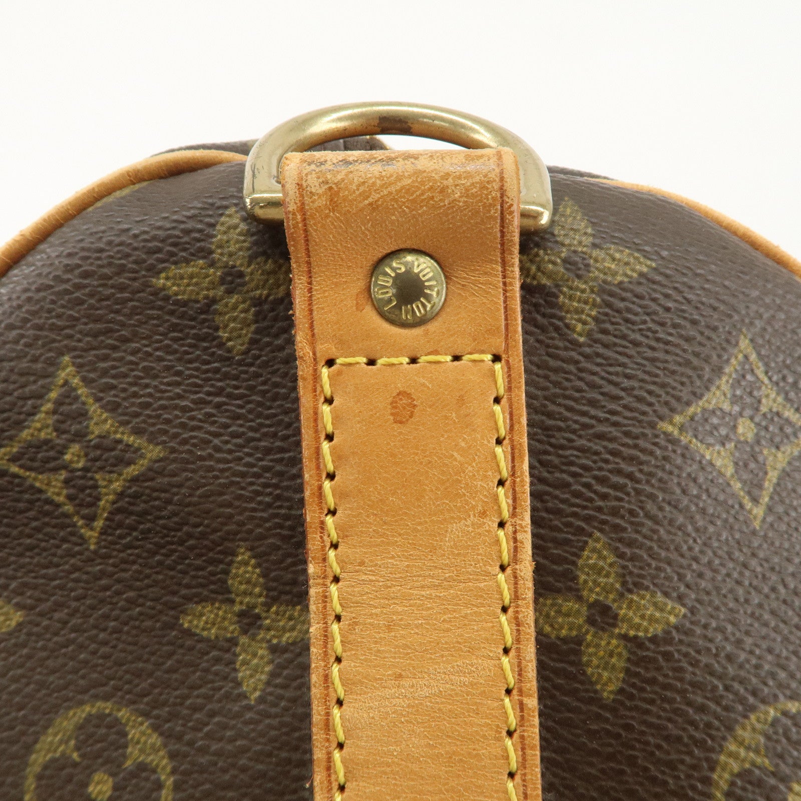 Louis Vuitton Monogram Keep All Bandouliere 60 Bag Brown M41412 Used