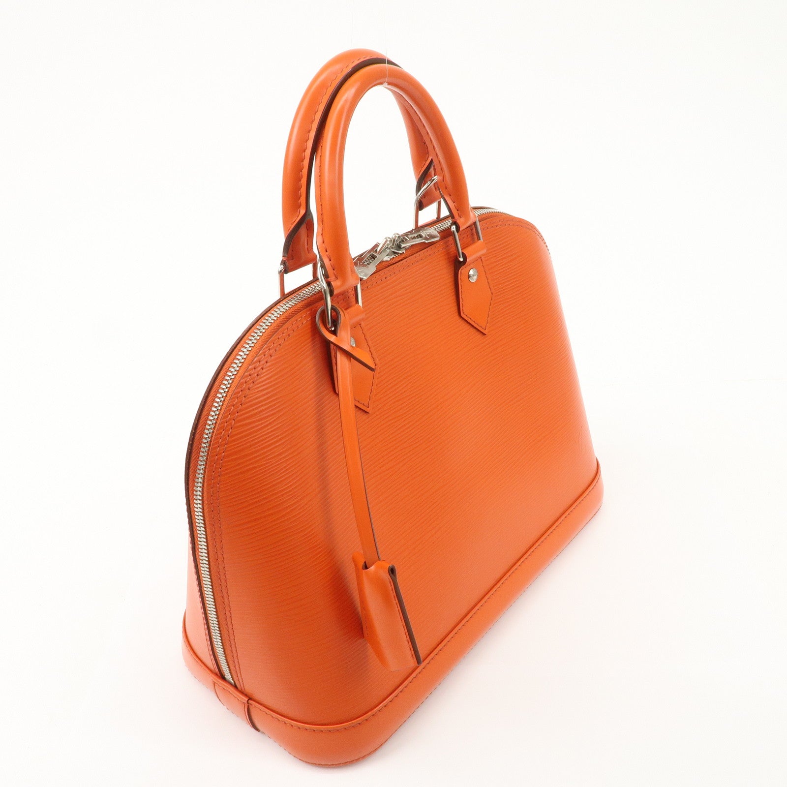 Louis Vuitton Epi Alma PM Hand Bag Pimont Orange M40623 Used